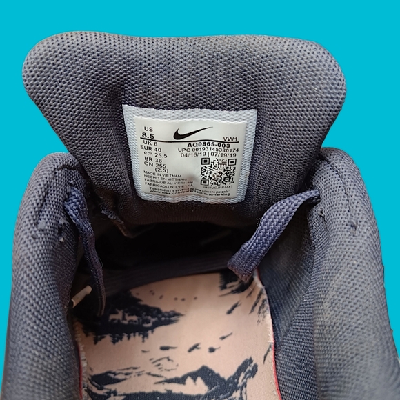 Nike Air Max 1 Low Spikeless Golf Metallic Dark Purple Great Pre-owned Condition - Picture 15 of 16